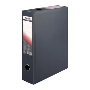 A4 box folder Axent /1755-03-A/ on button, GRAY opaque, 55mm, broken (1/48/96)