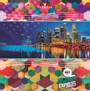 Notebook 1B754 "Sheet" "City" 80 sheets # 198*201 Integrated cover. (1/16)