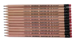 Pencil pr. "CLASS" /117/ "Nature" B with eraser (12/48/288)