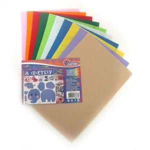 Felt "JO" "HARD" /170HQMIX1/ A4 Quantity mix1 170g, 1.2mm (10 sheets/pack) (1/120)