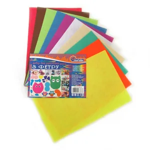 Felt "JO" "HARD" /170HQMIX2/ A4 Quantity mix2 170g, 1.2mm (10 sheets/pack) (1/120)
