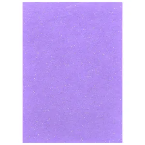 Felt "Santi" /741453/ is soft with a glit. 21*30cm, Lilac (10 sheets) (1/100)
