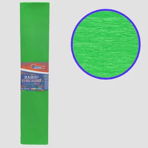 Corrugated paper 35%, 20g/m2 JO /KR35-8035/ 50*200cm, Light green (10/200)
