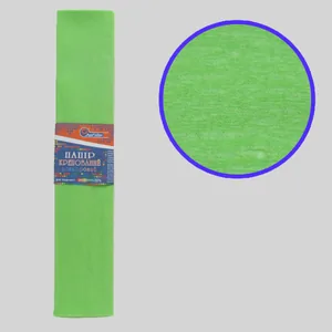 Corrugated paper 35%, 20g/m2 JO /KR35-8012/ 50*200cm, Light green (10/200)