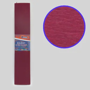 Corrugated paper 35%, 20g/m2 JO /KR35-8002/ 50*200cm, Burgundy (10/200)