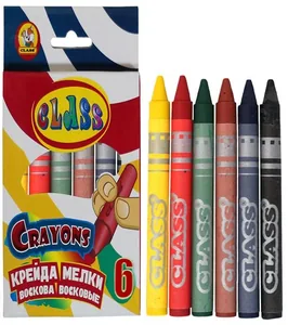 Wax chalk 6 pcs. "CLASS" /7601/ 8*90mm (1/48/576)