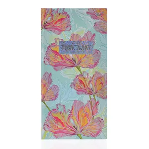 Notebook 100*200/96 # "YES" /151435/ 7BC "Turnowsky. Art peony" foil holographic.silver+UV select. (1/20)