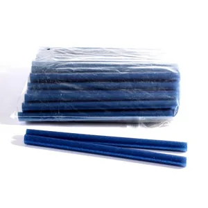 Glue for a thermal gun with glitter /1210/ BLUE d=1.1 cm, length 19 cm. (1kg) (1/25)