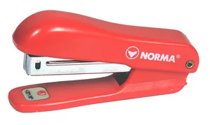 Степлер № 10, 10 арк. "NORMA 4029-01" червоний (1/12)