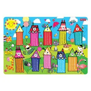 Підкладка настільна дит. 42,5*29см "1В" /491644/ "Таблиця множення "Rachel Houses" (1/10/200)