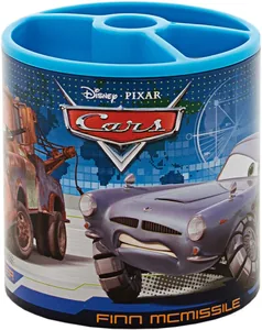 Стакан-підставка для ручок, метал. "1В" /703981/ "Тачки" (1/20/100)