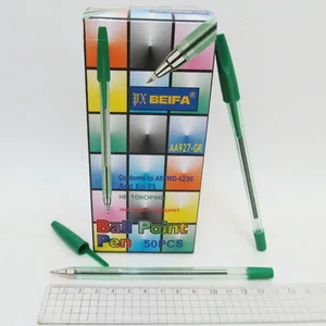 Ballpoint pen "BEIFA" AA927 green (50/1000/4000)