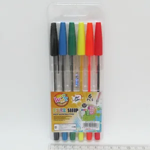 Set of ballpoint pens "BEIFA" /927-6/ 6 pcs. (1/24)