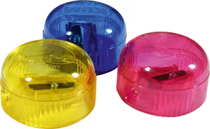 Sharpener "KUM" /210K Ice/ plastic round, with container (12)