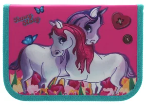 Pencil case "CLASS" /98205/ 1 compartment, 2 compartments, b/n "Fancy Story" (1/12/72)