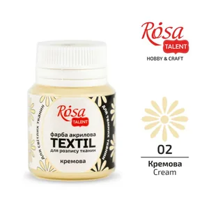 АКРИЛ для тканин "ROSA TALENT" /402/ Кремовий, 20 мл (1/140)