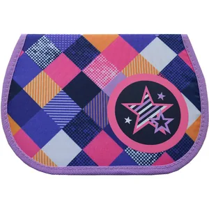 Pencil case "TIGER" /JY18-B02E/ 1 compartment, 1 compartment, b/n. "Joy Col, Cotton Candy" (girls) (1/24)