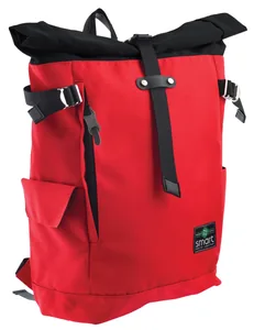 City backpack "Smart" /557514/ Roll-top T-69 "Red" (1/20)