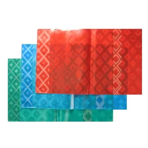 Covers for textbooks 1-11cl universal /247*350-365/ "Polymer" /210114/ PVC, rhombus (25/500)