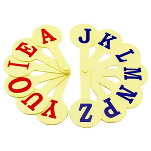 Віяло  АНГЛІЙСКИХ ЛІТЕР /К-7372/AS-0001/Атлас/ (1/75)