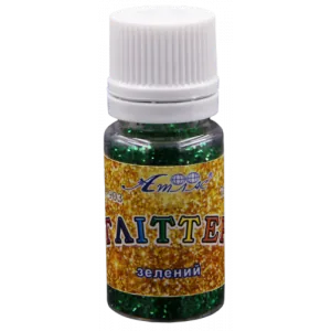 Glitter "Atlas" /AS-2047, A-903/ Green 7 g, in a plastic jar (1/6)