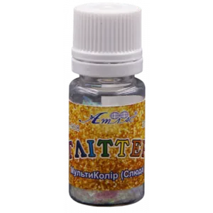 Glitter "Atlas" /AS-2043, A-908/ Multicolor (Mica) 3 g, in a plastic jar (1/6)