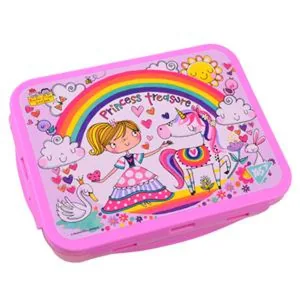Контейнер для їжі "YES" /706916/ "Rachel  Unicorn Єдиноріг" 1000 мл, з ложкою та виделкою (1/48)