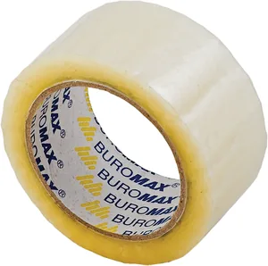 Скотч пакувальний "BuroMax" 48мм*90м   BM.7025-00   (45мкм) прозорий (6/72)