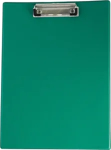 Кліпборд А4 "BuroMAX" /ВМ.3411-04/ ПВХ зелений