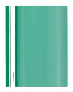 Speed ​​stapler pl. B/PERF. "Economix" gloss /E31507-04/ A5 green, 120/160 microns (10/400)