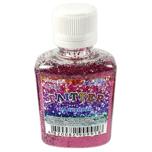 Glitter "Atlas" /AS-2123, A-937/ Raspberry 30 g, in a layer. jars (1/6)