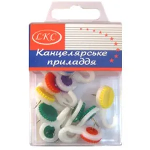 Decorative buttons /1006/ "Hook" 10 pcs/pack Plast (1/12)