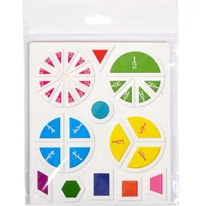 Educational toy "Fractions plastic + cardboard" AS-0271, T-1017m "Atlas" (1/10)