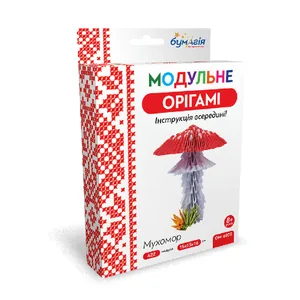 Модульне оригамі "Бумагія" "Мухомор" /ОМ6078/ (1/24)