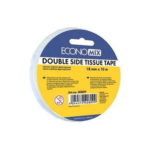 Double-sided tape 18*10 m "ECONOMIX" /E40809/ (1/180)