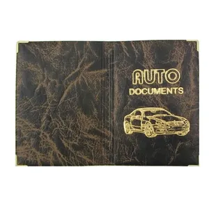 Обкладинка Документ водія "TASCOM" /44-Ав/ AUTO documents кож. зам Золото  (1/10)