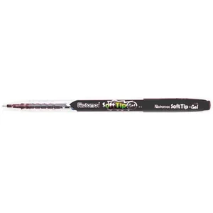 Pen "ROTOMAC"/411552/ gel. "SOFT TIP" black, 0.6 mm (12/144/1728)