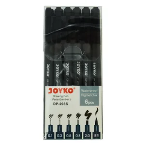 Набір рапідогріфів "Joyko" /DP-298S/ (0,1;0,3;0,5;0,8;2,0;BR) 6шт/наб (1/24/288)