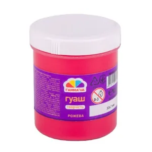 Gouache "GAMMA'UA" /402220/ Pink 100ml "Creativity" (1/9)