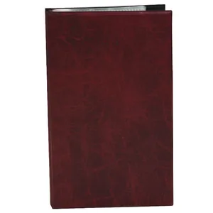 Business card 80 visas, A5, 4K, burgundy, SCHOLZ, 6-300 (1/20)