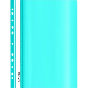 Speed ​​stapler pl. euro perf "Economix" /E31510-82/ A4 Pastel blue, turquoise mix, gloss, 120/160 μm (10)