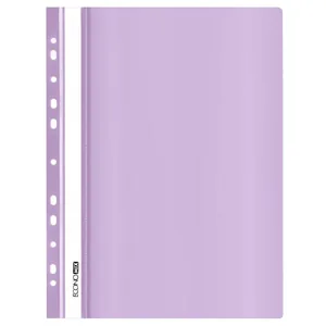 Speed ​​stapler pl. euro perf "Economix" /E31510-88/ A4 lavender, gloss, 120/160 μm (10)