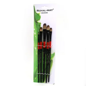 Набір пензлів "Royal-Art" нейлон /RA-387/ 5шт (1,2,3,4,5) плоскі овальні (1/24/360)