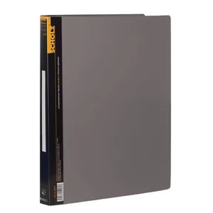 Folder 2 rings, A4, 2.5 cm "SCHOLZ" /5218/ with pockets, Gray (1/12/72)