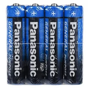 Battery "Panasonic" /R-03/4shrink/420 salt, 1.5V, pinky blue (4/60)