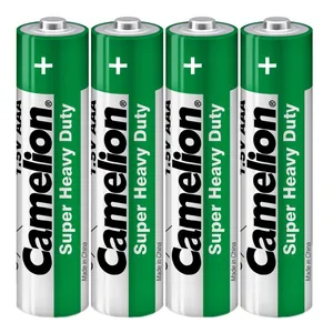 Battery "Camelion" /R03/4shrink (green)/471/543/ salt, 1.5V, little finger (4/60)