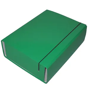 Folder-box A4 /iTEM306\100/ 100mm., on rubber band, green (1/7)