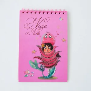 Notebook A6/40 "4PROFI" /903986/ ## "Nixie" octopus, top. spring., glyan/lam, 70g.