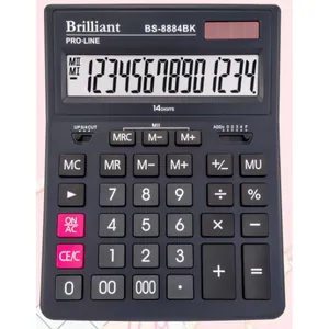 Калькулятор "Brilliant" /BS-8884BK/ настол.14-разр,2 пам.205*155