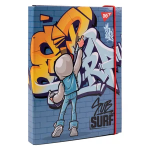 Папка для зошитів картон на гумці В5 "Yes" /491755/ "SubSurf" (1/40)
